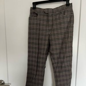 Isabel Marant Étoile cotton blend plaid pants 36